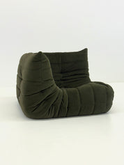Ligne_Roset_Togo_corner_element_1-seater_in_dark_green_velvet