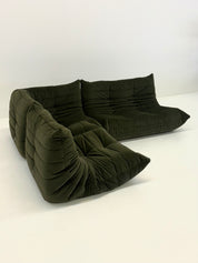 Ligne_Roset_Togo_set_in_dark_green