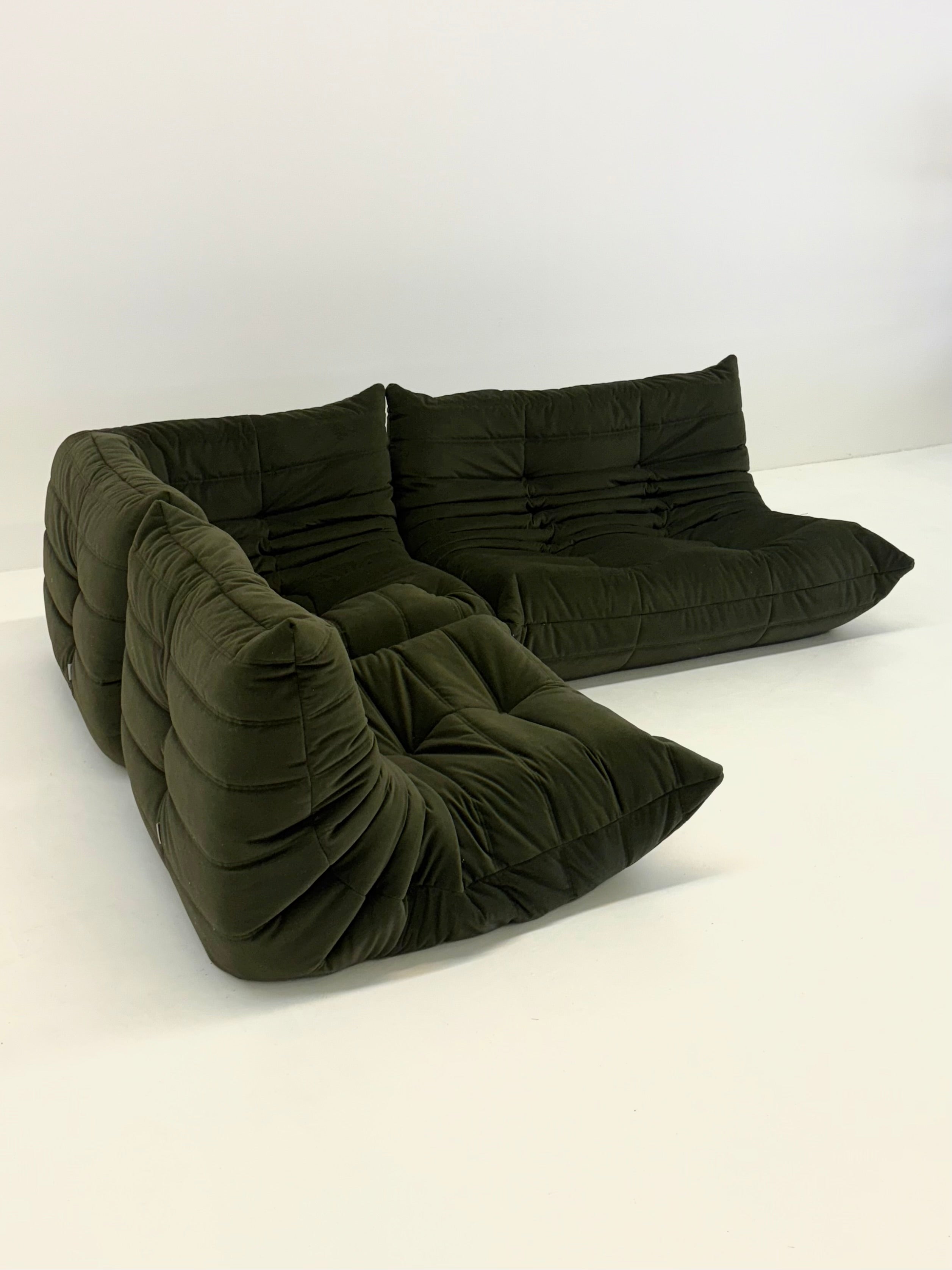Ligne_Roset_Togo_set_in_dark_green