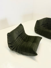 Ligne_Roset_Togo_set_in_dark_green