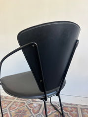 Set_of_4_Arrben_Italian_Dining_Chairs_in_Leather_and_Metal,_1980s