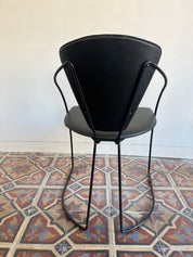 Set_of_4_Arrben_Italian_Dining_Chairs_in_Leather_and_Metal,_1980s