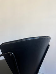 Set_of_4_Arrben_Italian_Dining_Chairs_in_Leather_and_Metal,_1980s