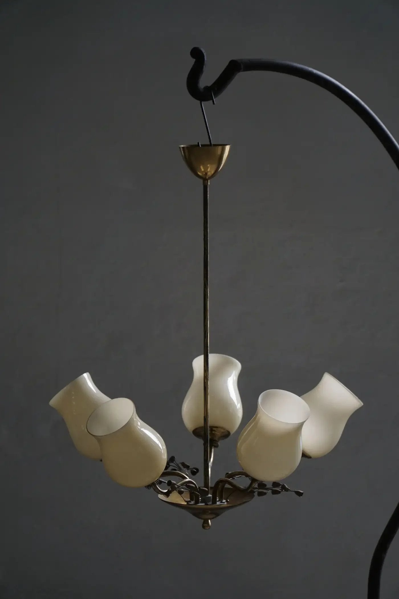 Lisa_Johansson-Pape_Brass_and_Glass_Chandelier_for_Stockmann,_Finland