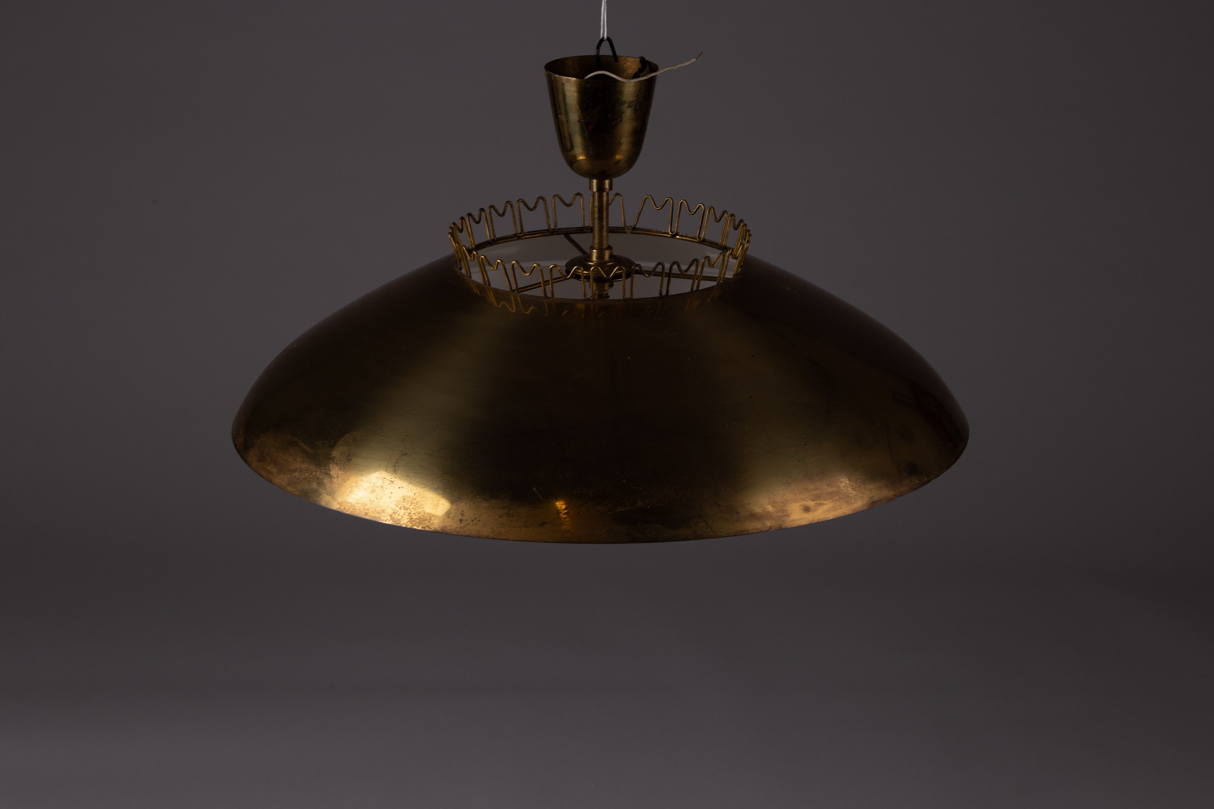 Brass_Ceiling_Lamp_by_Lisa_Johansson-Pape_for_Orno,_Mid_Century_Modern,_1950s,_Finland