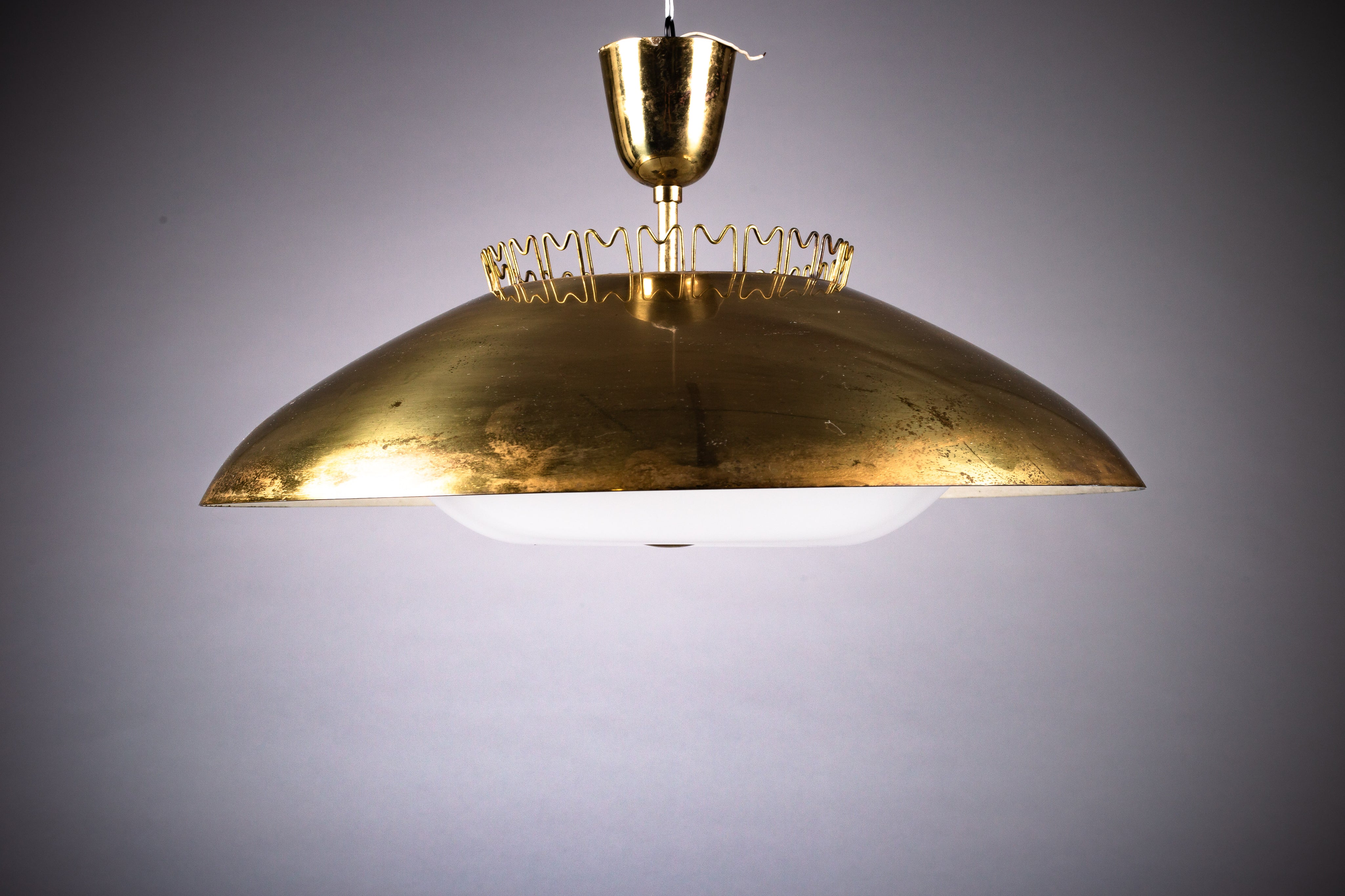 Brass_Ceiling_Lamp_by_Lisa_Johansson-Pape_for_Orno,_Mid_Century_Modern,_1950s,_Finland