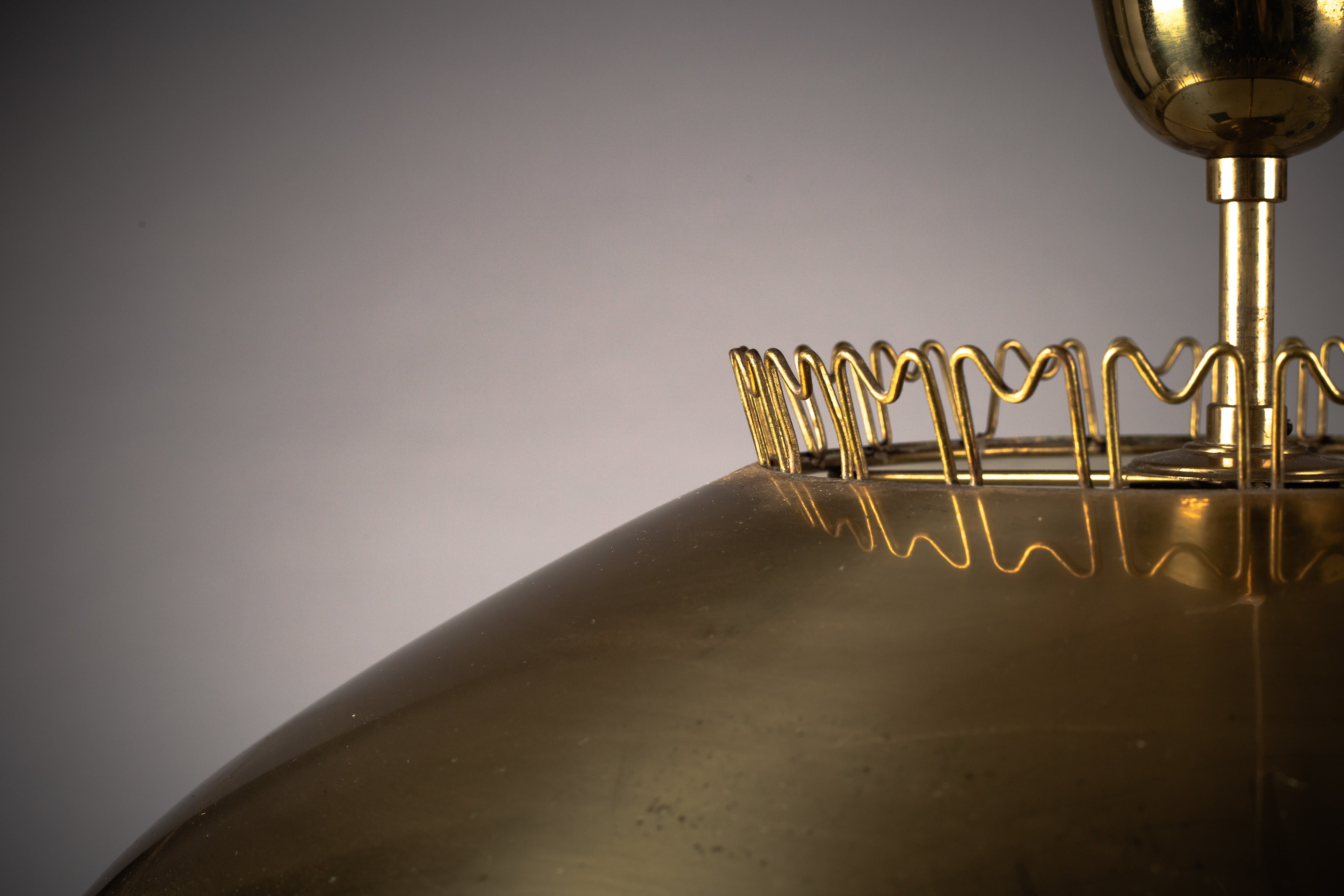 Brass_Ceiling_Lamp_by_Lisa_Johansson-Pape_for_Orno,_Mid_Century_Modern,_1950s,_Finland