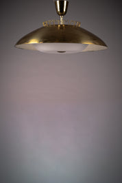 Brass_Ceiling_Lamp_by_Lisa_Johansson-Pape_for_Orno,_Mid_Century_Modern,_1950s,_Finland