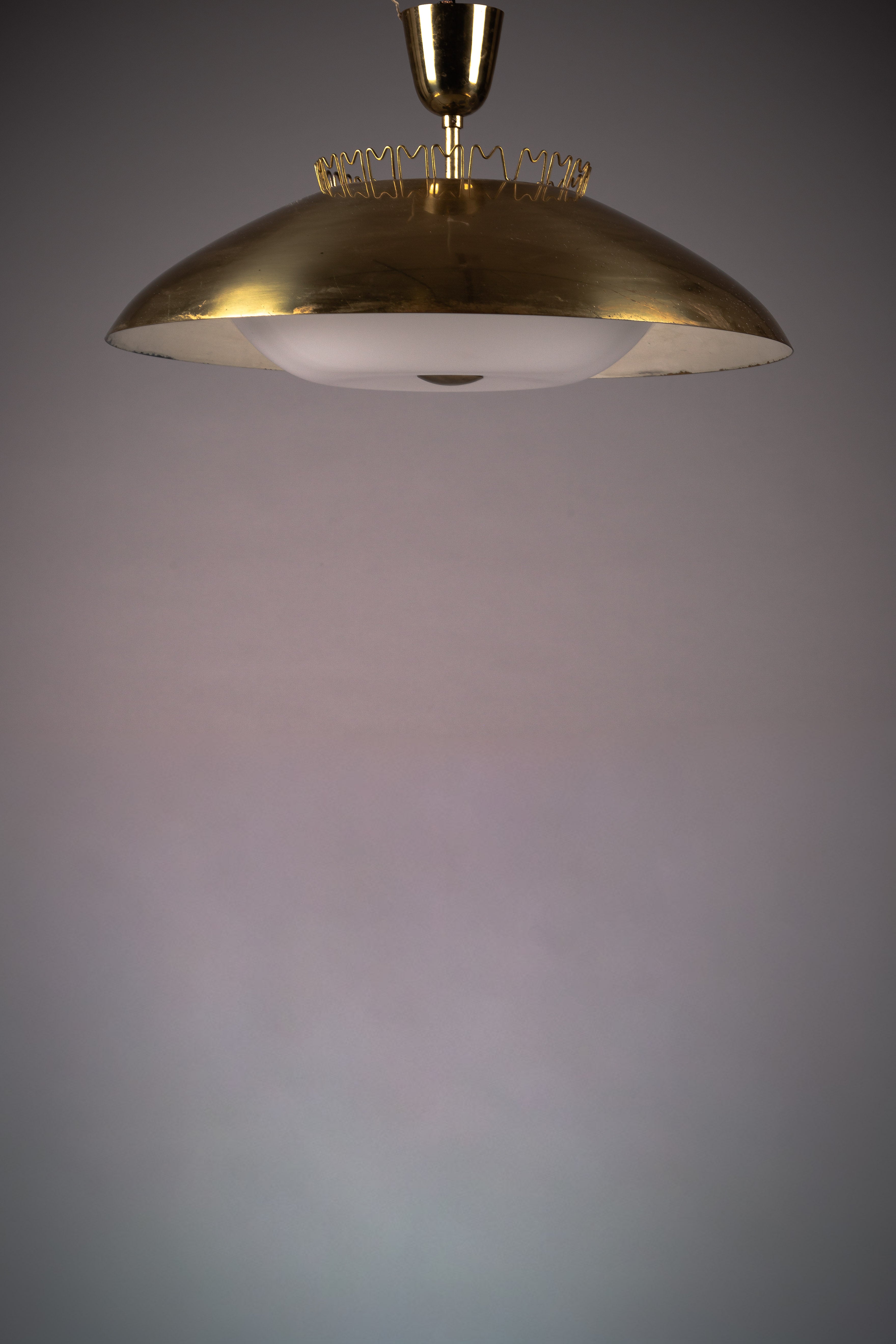 Brass_Ceiling_Lamp_by_Lisa_Johansson-Pape_for_Orno,_Mid_Century_Modern,_1950s,_Finland