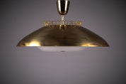Brass_Ceiling_Lamp_by_Lisa_Johansson-Pape_for_Orno,_Mid_Century_Modern,_1950s,_Finland