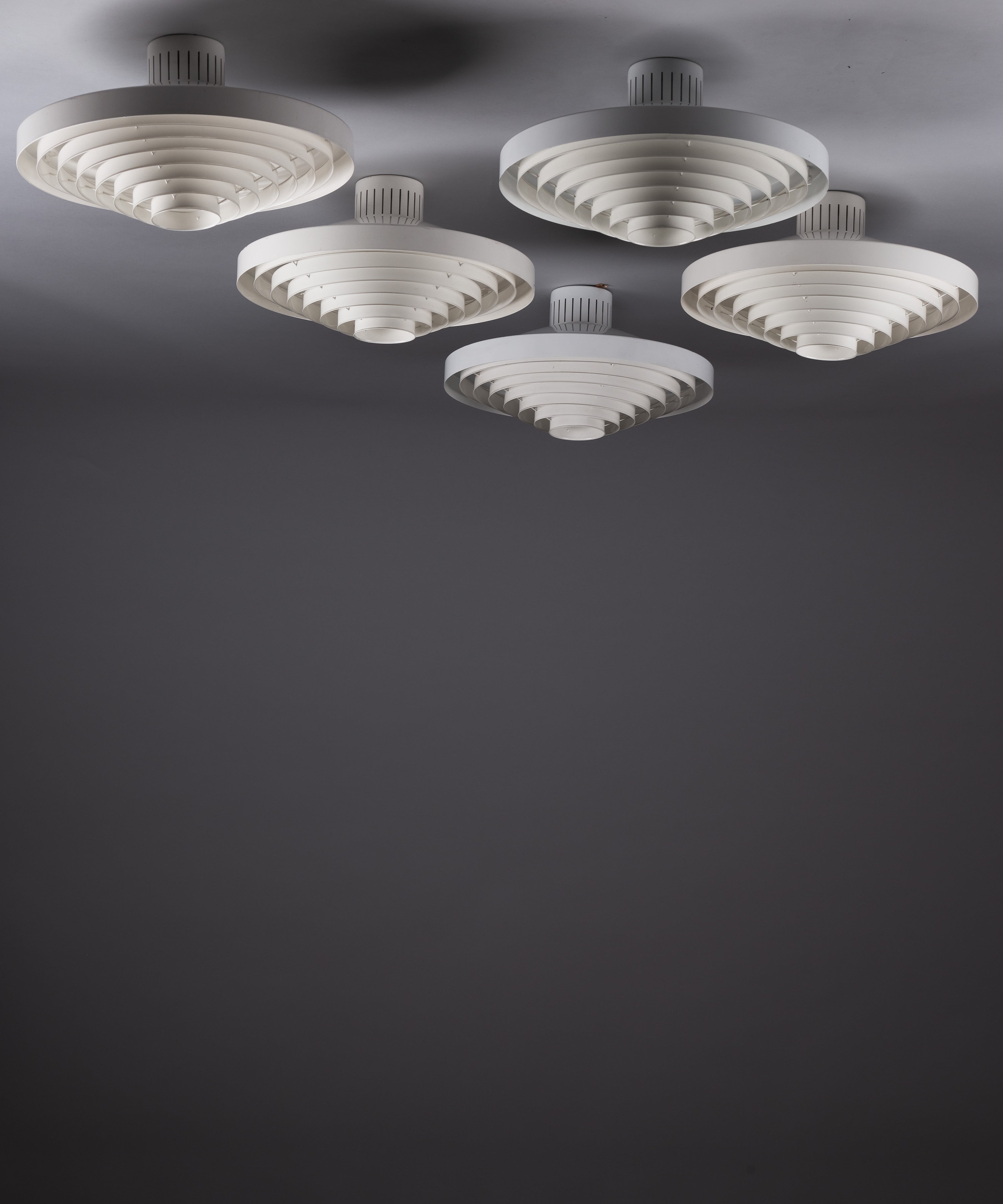 Set_of_5_Lisa_Johansson-Pape_Flushmount_Lamps_for_ORNO,_Finland_1950s
