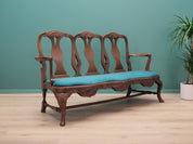 Danish_Chippendale_Living_Room_Set_in_Walnut_and_Green_Velour,_1970s