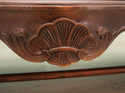 Danish_Chippendale_Living_Room_Set_in_Walnut_and_Green_Velour,_1970s