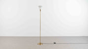 Florian_Schulz_Lonea_Brass_Floor_Lamp_with_Opal_Glass_Shade