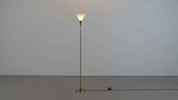 Florian_Schulz_Lonea_Brass_Floor_Lamp_with_Opal_Glass_Shade