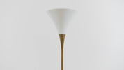 Florian_Schulz_Lonea_Brass_Floor_Lamp_with_Opal_Glass_Shade