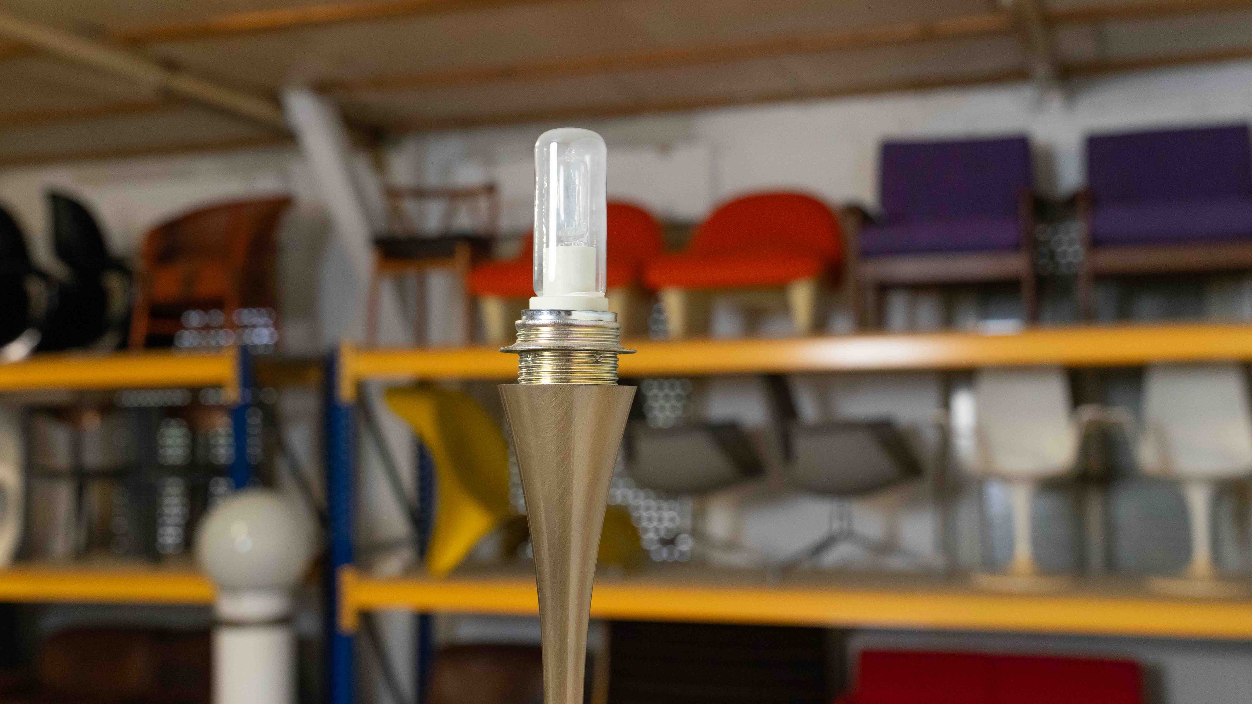 Florian_Schulz_Lonea_Brass_Floor_Lamp_with_Opal_Glass_Shade