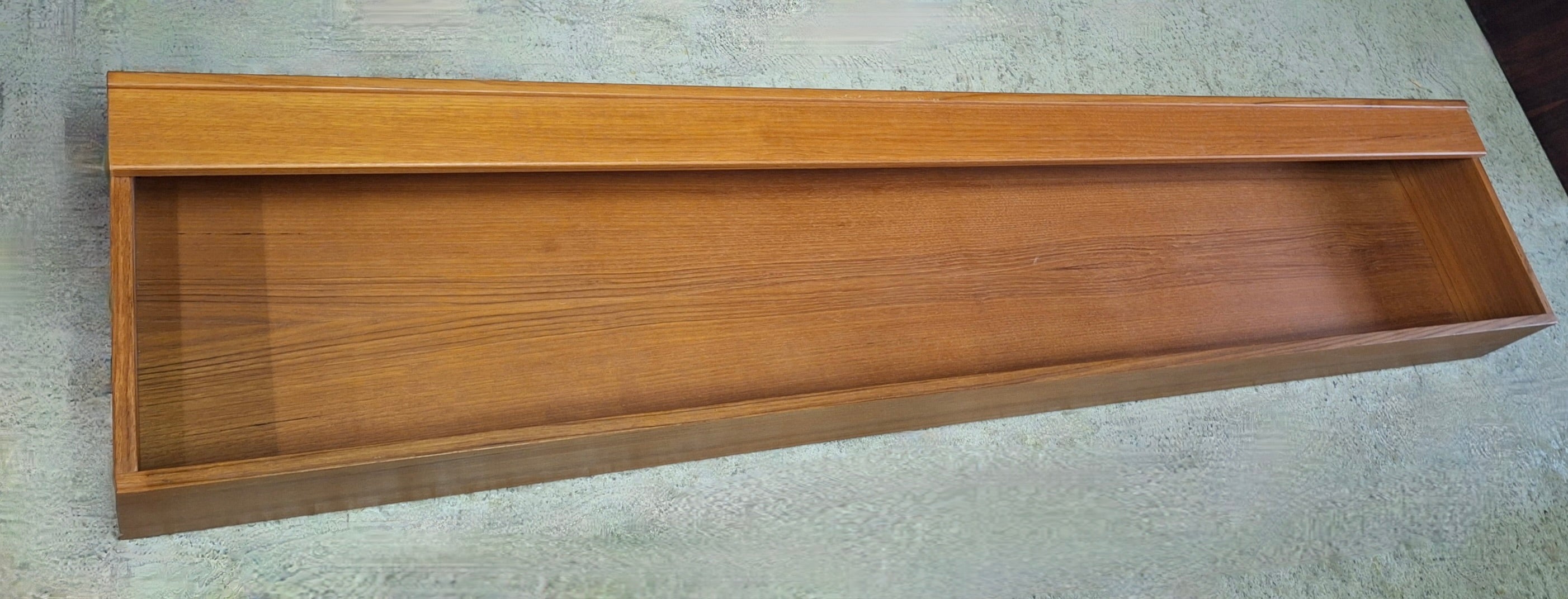 Extra-Long_Floating_Teak_Sideboard_with_Integrated_Lights,_Denmark,_1960s