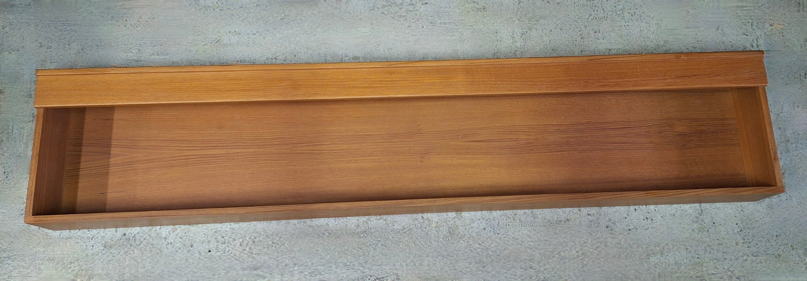 Extra-Long_Floating_Teak_Sideboard_with_Integrated_Lights,_Denmark,_1960s