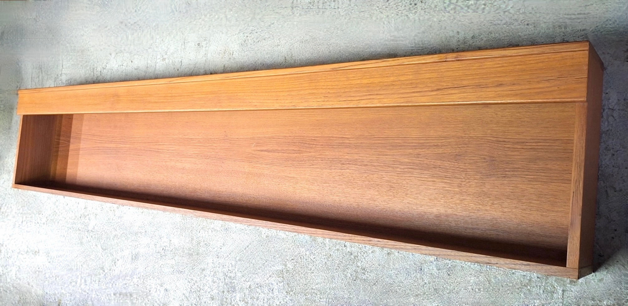 Extra-Long_Floating_Teak_Sideboard_with_Integrated_Lights,_Denmark,_1960s