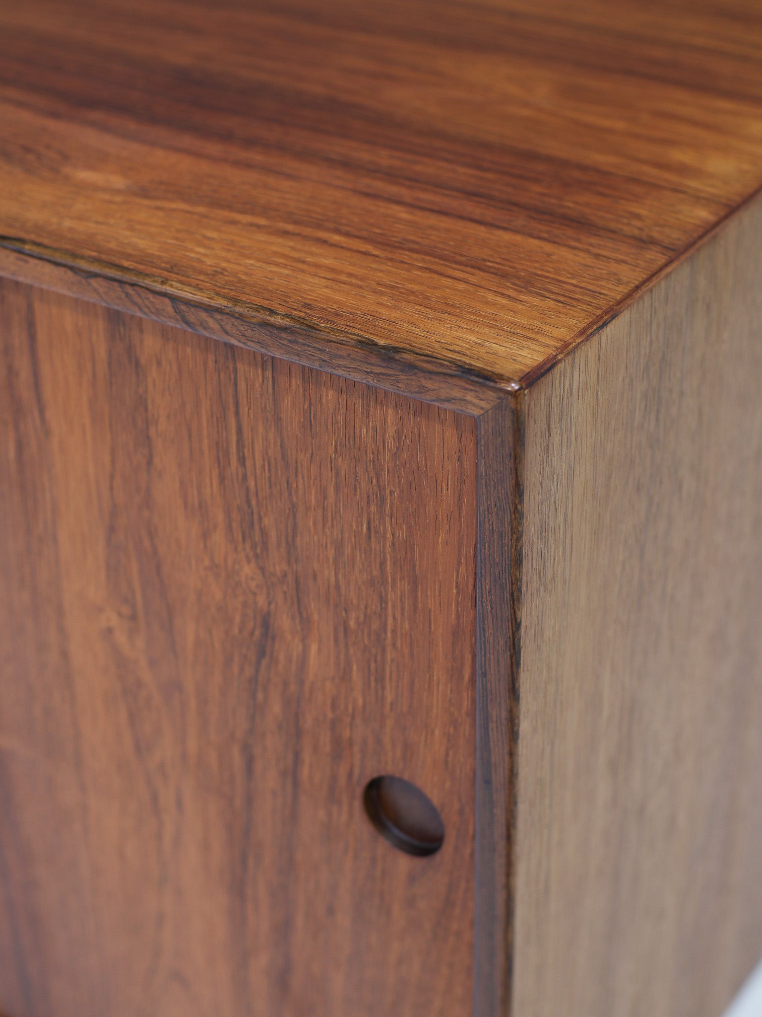Danish_Rosewood_Lowboard_Sideboard_with_Chrome_Legs,_1960s