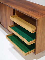 Danish_Rosewood_Lowboard_Sideboard_with_Chrome_Legs,_1960s