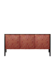 Loop_Sideboard_3_door_in_Red