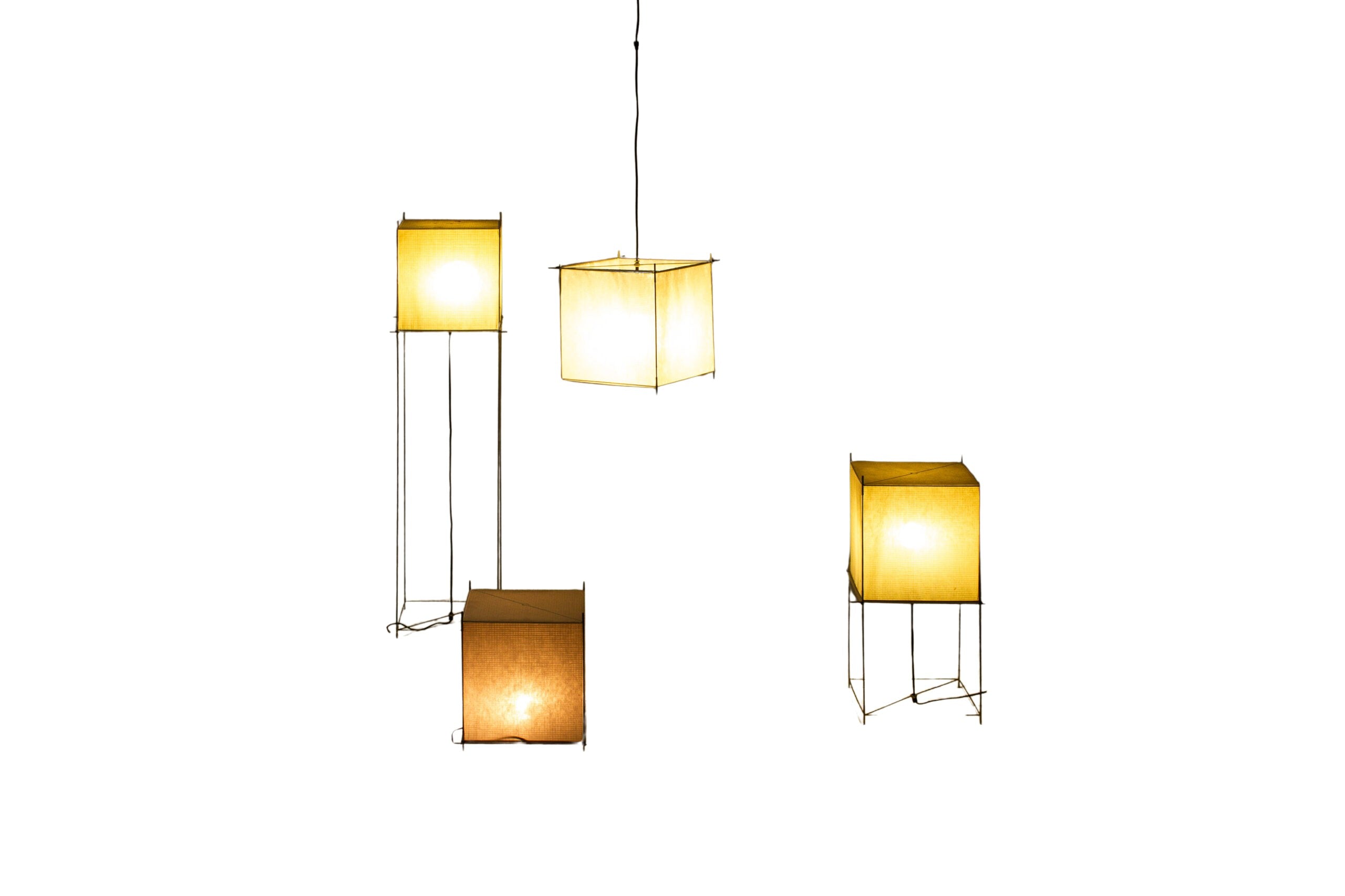 Set_of_Lotek_Lighting_Ensemble_by_Benno_Premsela_for_Hollands_Licht,_1980s