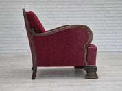 Lounge_Armchair,_Upholstery_&_Wood_Frame,_1950s_Denmark