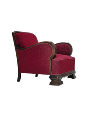 Lounge_Armchair,_Upholstery_&_Wood_Frame,_1950s_Denmark