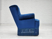 Lounge_Chair,_Blue_Velour_&_Beech_Wood,_1960s_Denmark