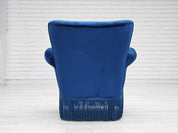 Lounge_Chair,_Blue_Velour_&_Beech_Wood,_1960s_Denmark