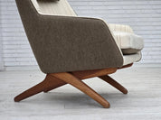 Lounge_Chair_by_Illum_Wikkelsø,_Upholstery_&_Beech_Wood_Frame,_1970s_Denmark