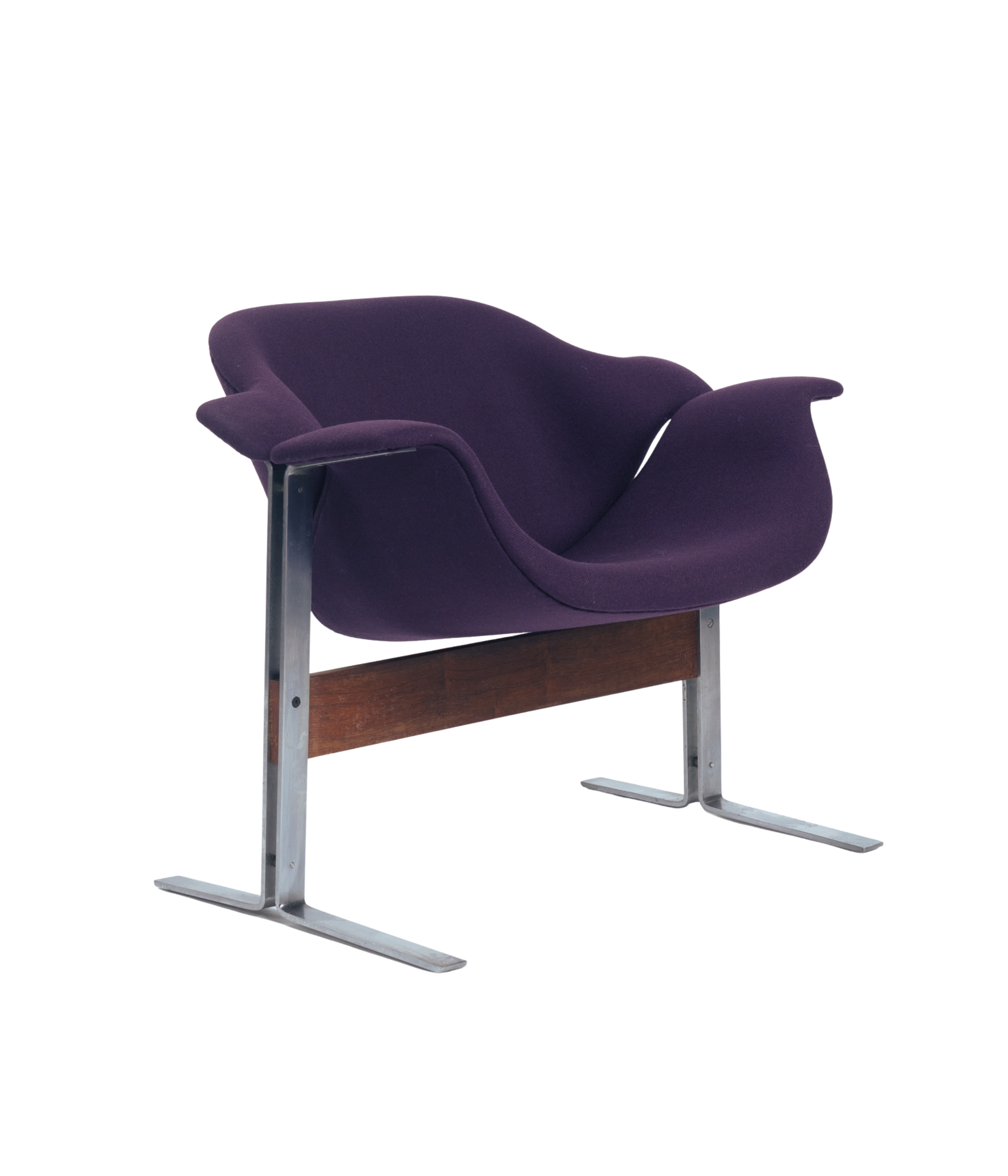 Lounge_Chair_by_Just_B._Meijer_for_Kembo,_Purple_Wool_Upholstery,_Dutch_Mid_Century_Modern,_1960s