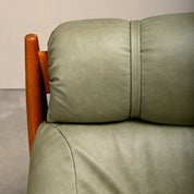 Set_of_Brazilian_Style_Oak_Lounge_Chair_and_Ottoman_in_Sage_Green_Leather,_1970s