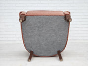 Lounge_Chair,_Salmon_Pink_Velour_&_Ash_Wood,_1960s_Denmark