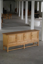 Low_Brutalist_Oak_Sideboard,_Danish_Mid_Century_Modern_Credenza
