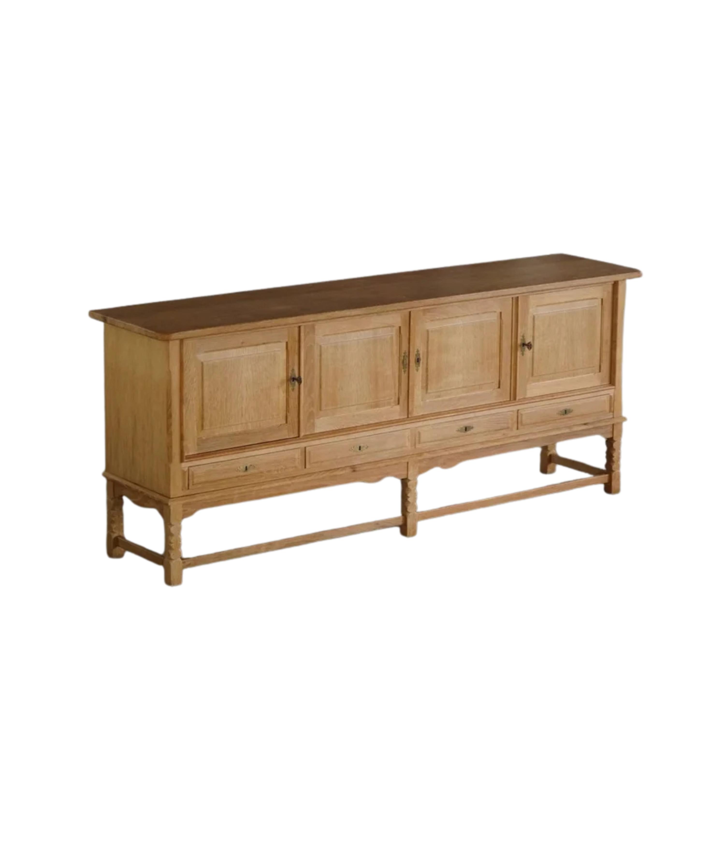 Low_Brutalist_Oak_Sideboard,_Danish_Mid_Century_Modern_Credenza