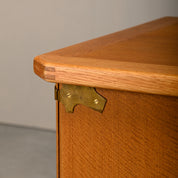 Henning_Kjærnulf_Oak_Brutalist_Sideboard_for_EG_Møbler,_Denmark_1960s