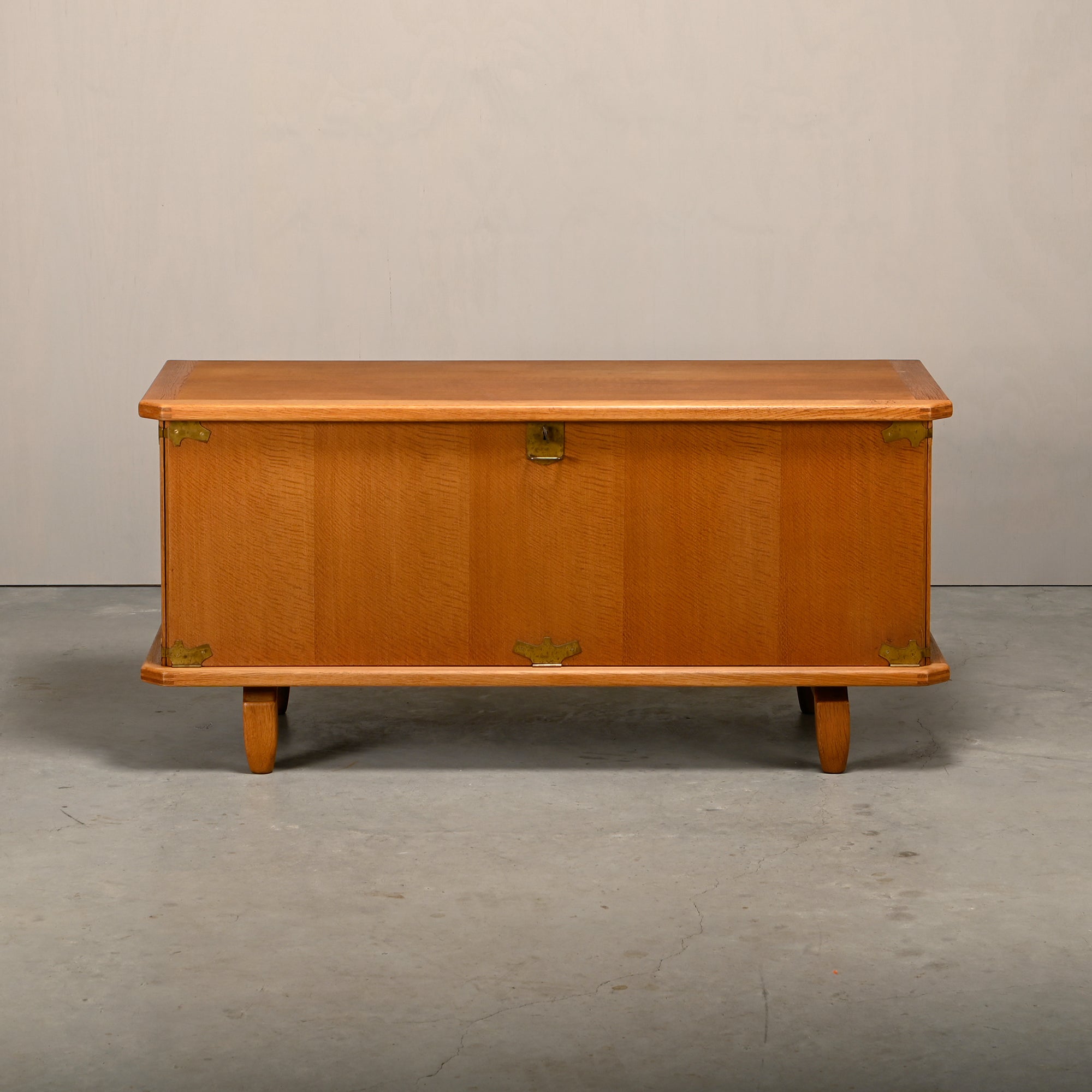 Henning_Kjærnulf_Oak_Brutalist_Sideboard_for_EG_Møbler,_Denmark_1960s