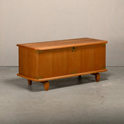 Henning_Kjærnulf_Oak_Brutalist_Sideboard_for_EG_Møbler,_Denmark_1960s