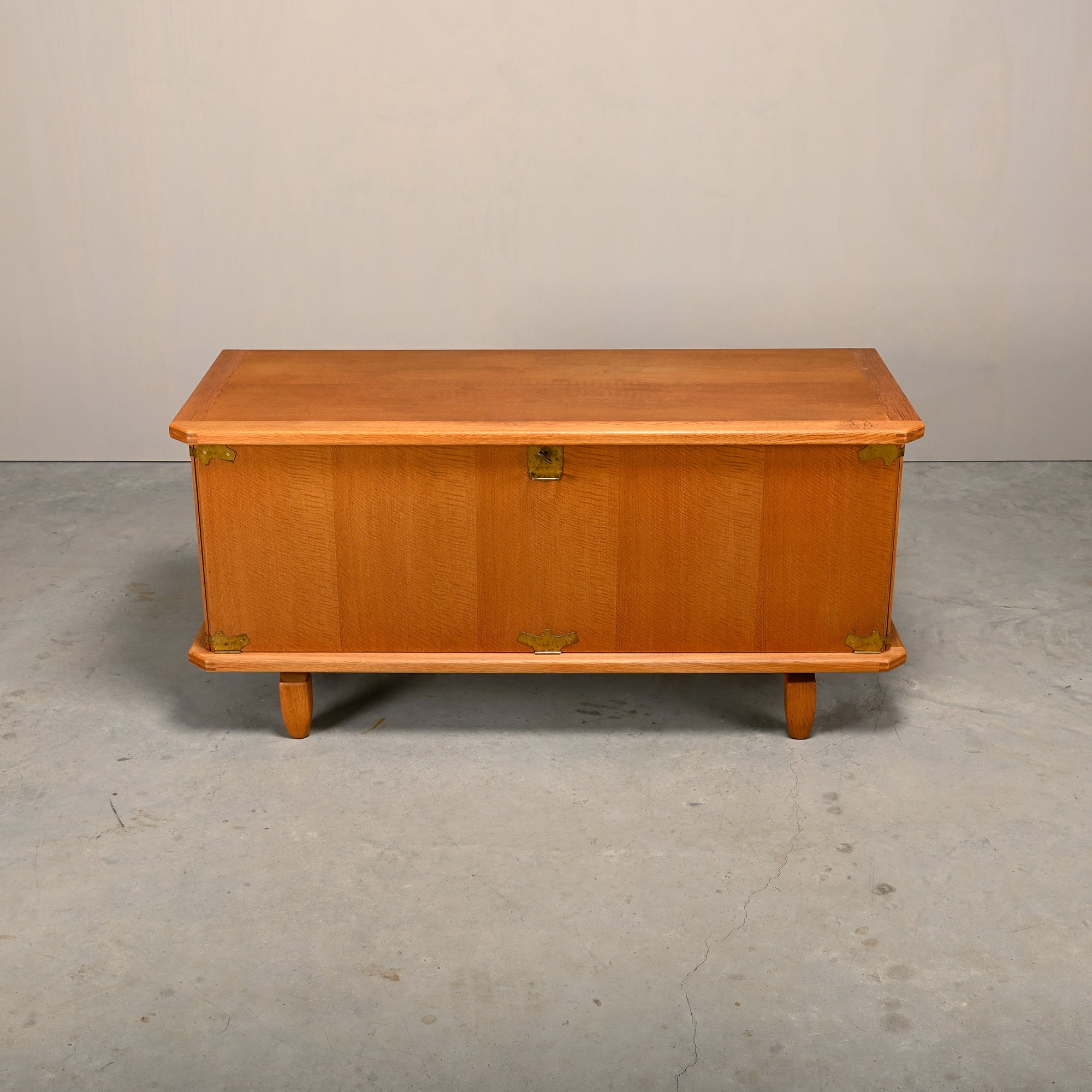 Henning_Kjærnulf_Oak_Brutalist_Sideboard_for_EG_Møbler,_Denmark_1960s