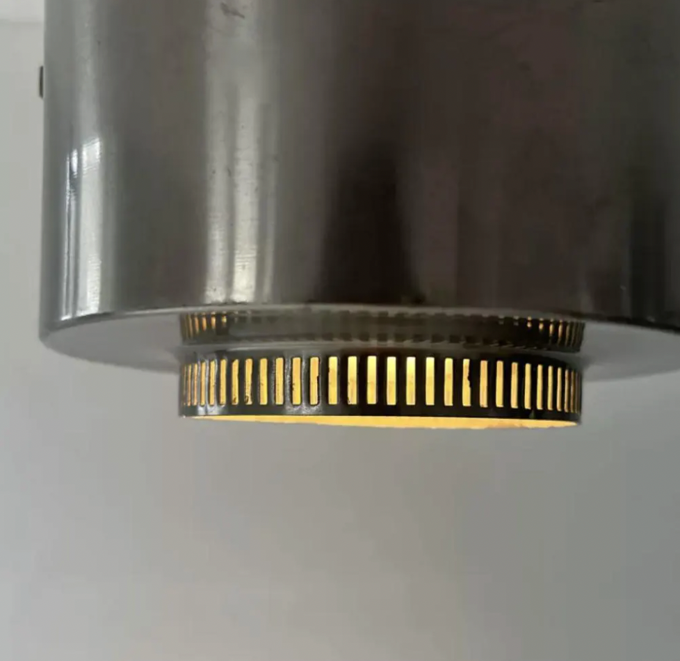 Lustre_moderniste_vintage,_métal_chromé,_France_1940