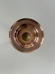 French_Art_Deco_Copper_and_Rosé_Sandblasted_Glass_Chandelier,_1930s