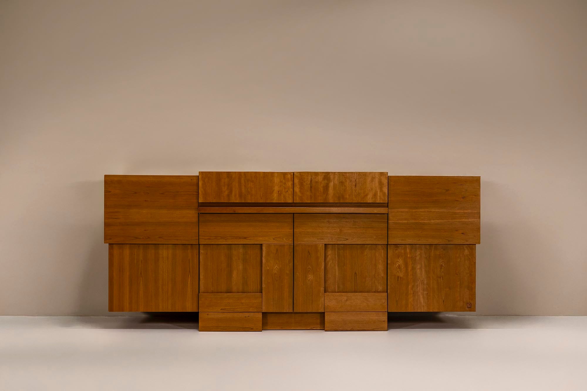 'Madia'_Credenza_by_Ferdinando_Meccani_in_Cherry_Wood,_Italy_1988