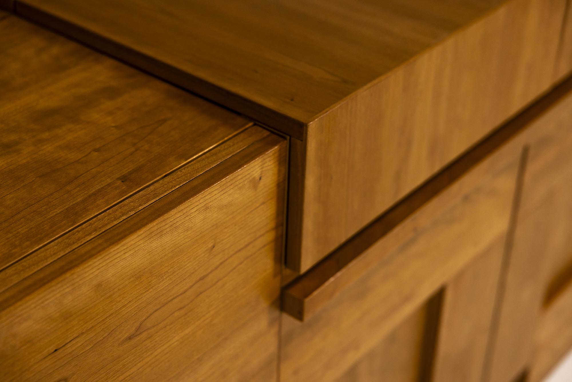 'Madia'_Credenza_by_Ferdinando_Meccani_in_Cherry_Wood,_Italy_1988
