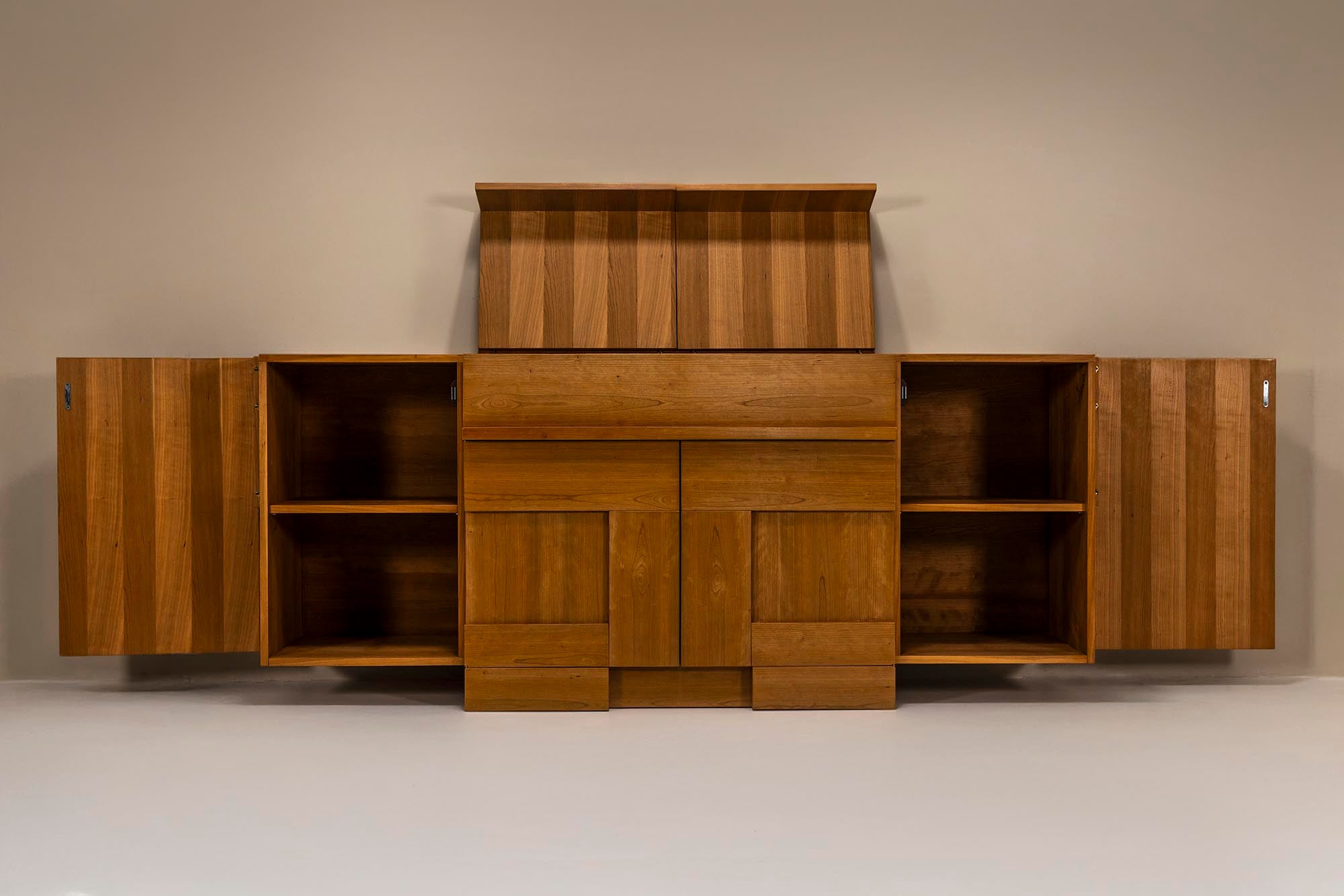 'Madia'_Credenza_by_Ferdinando_Meccani_in_Cherry_Wood,_Italy_1988