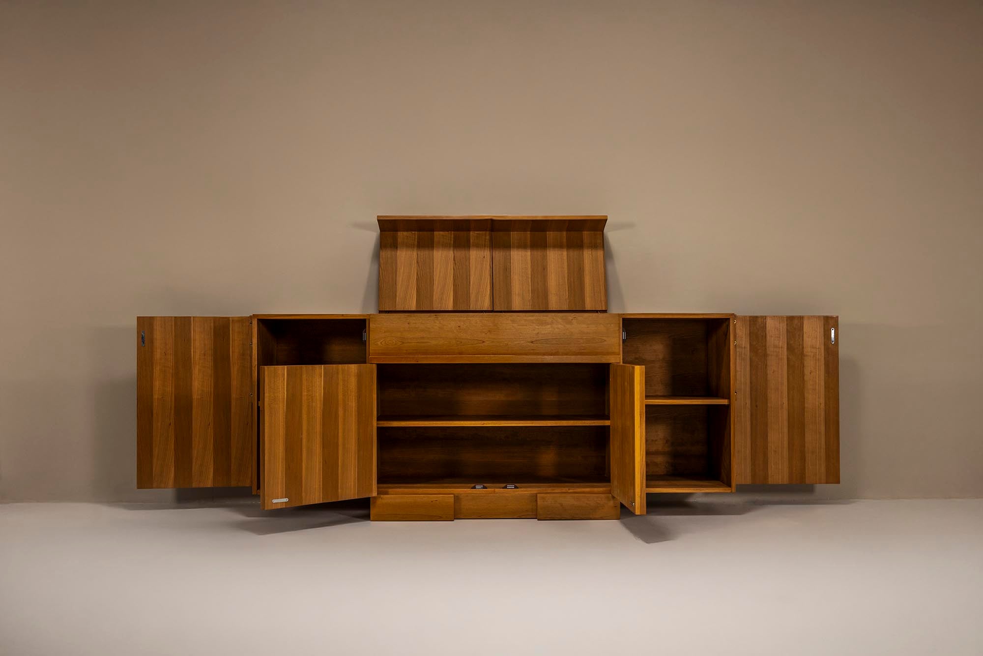 'Madia'_Credenza_by_Ferdinando_Meccani_in_Cherry_Wood,_Italy_1988