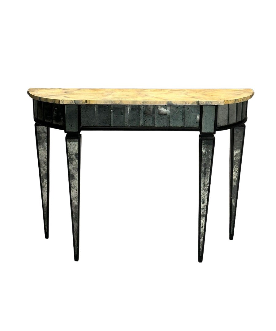 Maison_Jansen_Style_Directoire_Demilune_Console,_1980s_USA