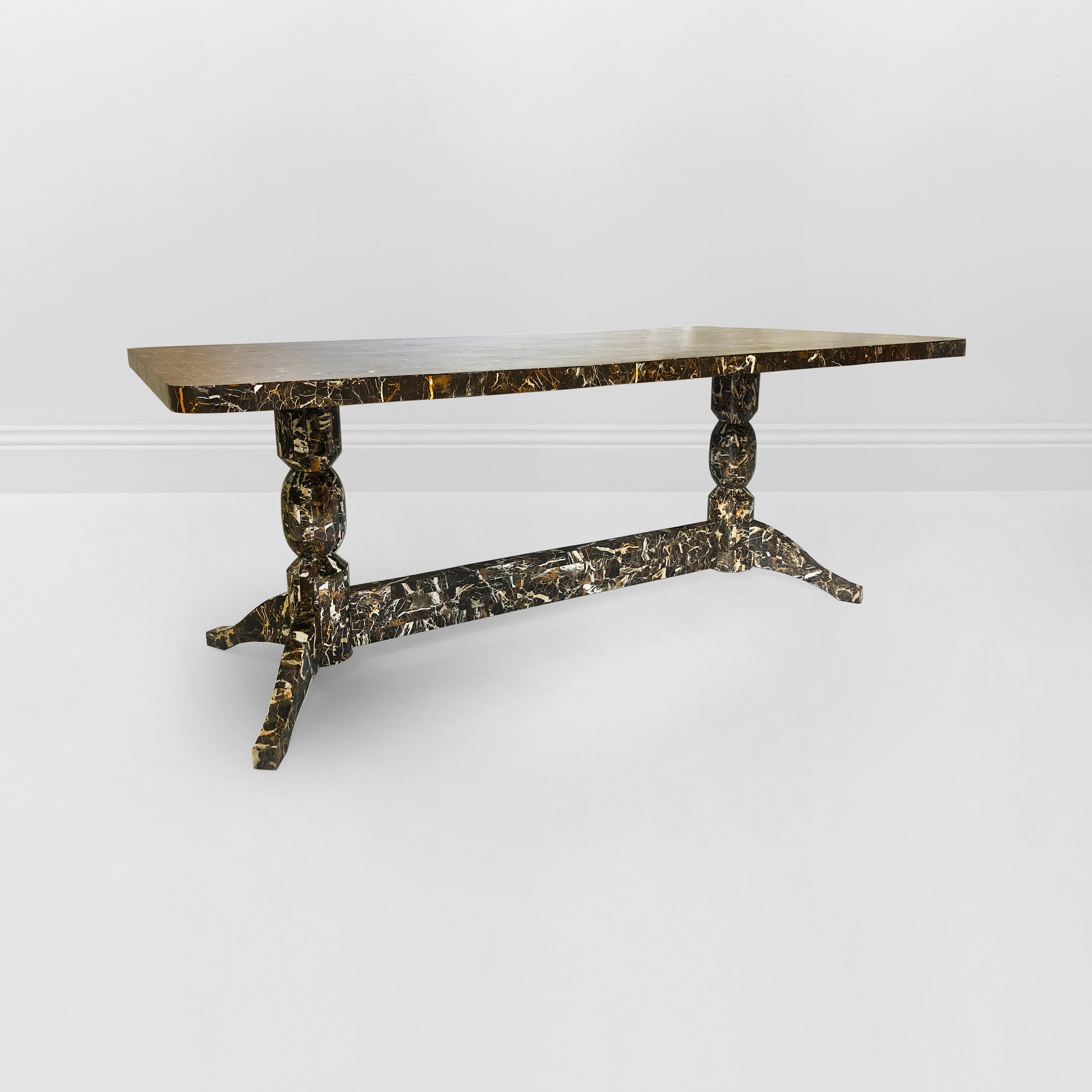 Maitland_Smith_Marble_Tessellated_Dining_Table_1980s_USA_Post_Modern_Vintage